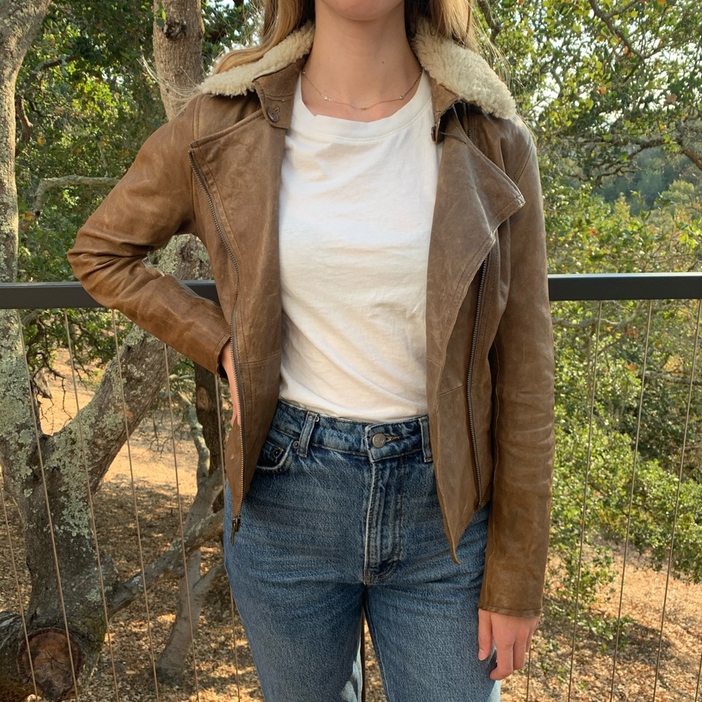 Banana Republic leather jacket